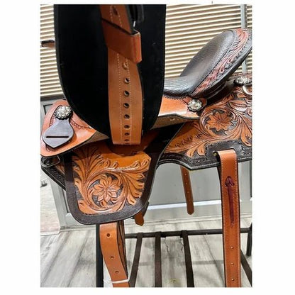 Dalton Saddles - Full-Grain Cowhide Premium Handmade Western Saddle D-A409