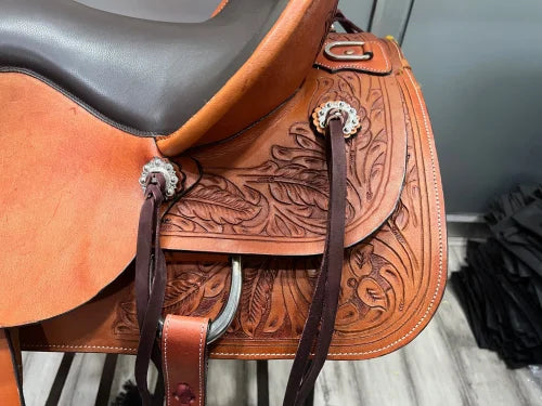 Dalton Saddles - Full-Grain Cowhide Handmade Western Saddle D-A407