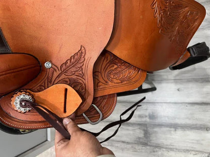 Dalton Saddles - Full-Grain Cowhide Handmade Western Saddle D-A407