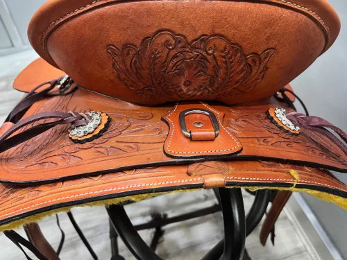 Dalton Saddles - Full-Grain Cowhide Handmade Western Saddle D-A407