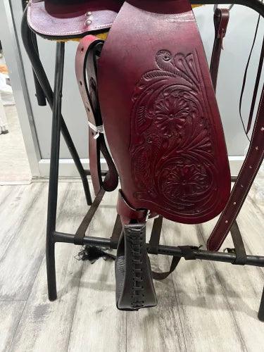Dalton Saddles - Full-Grain Cowhide Premium Western Saddle  D-A317 (Handmade)